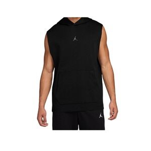 Jordan Mens Dri-FIT Sleeveless Hoodie Black Basketball Training Vest Jumpman
